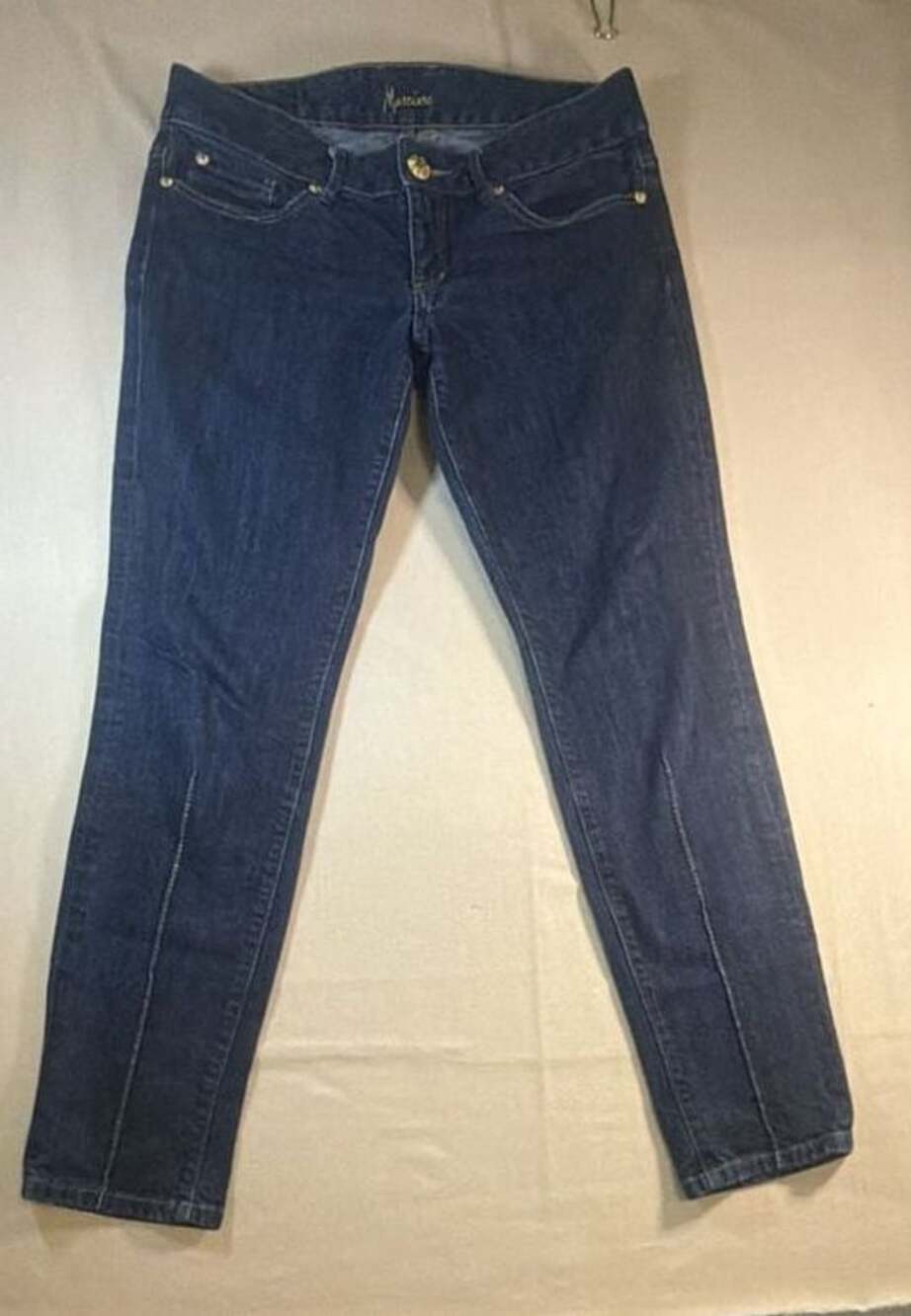 Marciano Jeans Size 29 Dark Blue Denim Gold Accent